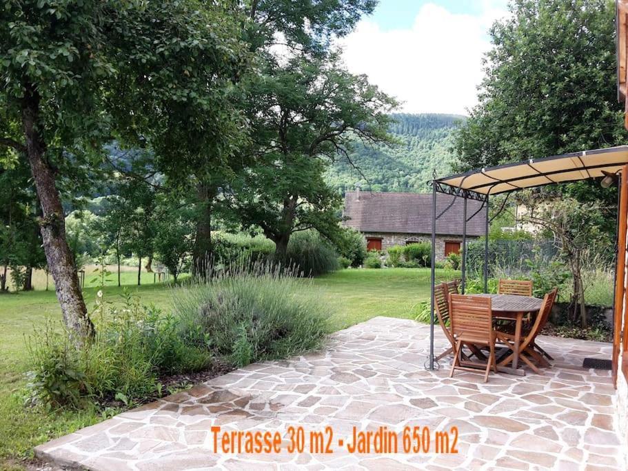Grange En Pierres. Grand Jardin Et Belle Vue Villa Saurat Exterior photo